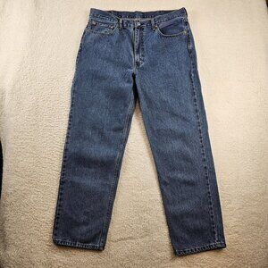Levi's 550 Jeans Mens 38x32 Blue Denim Medium Wash Straight Leg Relaxed Normcore